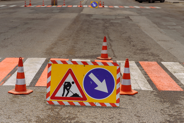 Sinalização Temporária de Obras e Obstáculos na Via Pública- 8H